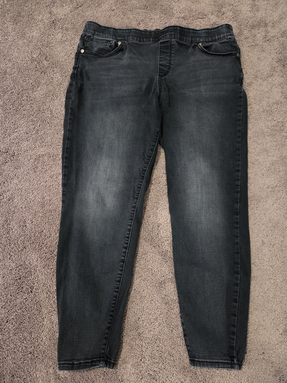 Maurices Women's Washed Black Stretch Jeggings